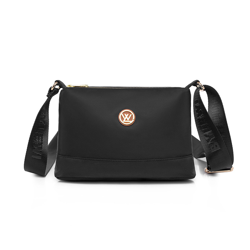 Női crossbody válltáska, kis négyzet alakú Oxford anyagból, városi stílus, cipzárral, telefontartó, ID- és kameratartó zsebbel