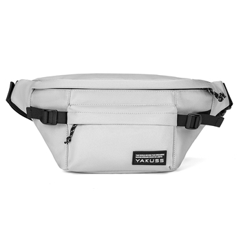 YAKUSS Мъжка кръстосана чанта през рамо — лека, водоустойчива, градска простота; материал: композитна тъкан с гладък плетен модел; подплата: полиестер; модел: Y55; за ежедневна употреба