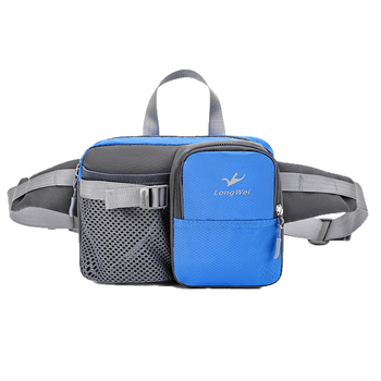 Férfi deréktáska túrázáshoz és utazáshoz — nylon, ultrakönnyű, kopásálló, csökkenti a terhet, szabadidős stílus — Longway