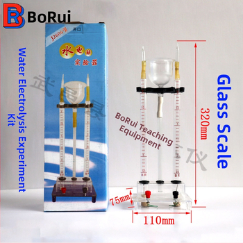 Воден електролизен апарат за учебна физикохимия — Borui, комплект 100 бр., за получаване на водород и кислород
