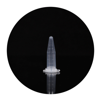 Σωληνάριο φυγοκέντρωσης με διαβαθμισμένη κλίμακα, από πλαστικό, διαφανές, με βιδωτό καπάκι, αναλώσιμο