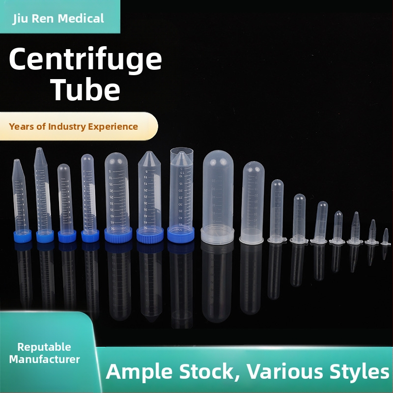 Plastična centrifugijska cijev s graduiranom skalom, prozirna, s navojnim poklopcem, za jednokratnu upotrebu