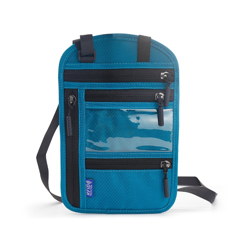 Feijin RFID kakla siksnas organizators pasēm un dokumentiem – neilons, ūdensizturīgs, antibakteriāls, unisex