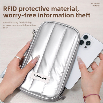 Beilian θήκη διαβατηρίου και καρτών με προστασία από κλοπή για ταξίδια, με πολλαπλές θήκες καρτών