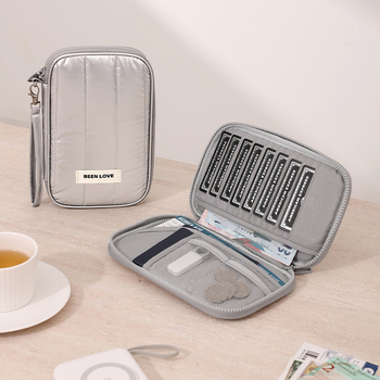 Beilian θήκη διαβατηρίου και καρτών με προστασία από κλοπή για ταξίδια, με πολλαπλές θήκες καρτών