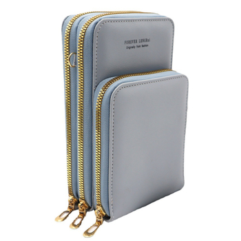 Презрамкова чанта, PU кожа, уличен стил, вертикална квадратна форма, ципно затваряне, вътрешен цип джоб и джоб за телефон, канвасова подплата