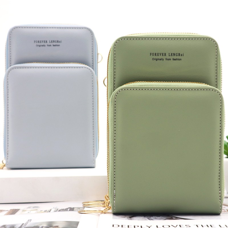 Презрамкова чанта, PU кожа, уличен стил, вертикална квадратна форма, ципно затваряне, вътрешен цип джоб и джоб за телефон, канвасова подплата