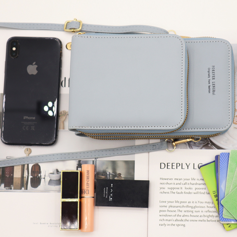 Презрамкова чанта, PU кожа, уличен стил, вертикална квадратна форма, ципно затваряне, вътрешен цип джоб и джоб за телефон, канвасова подплата