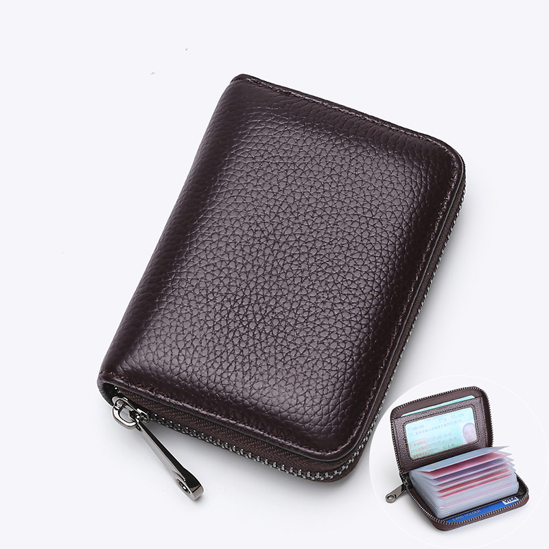 Janus PU vizitinių kortelių dėklas, Unisex, Stilius: Business Elite, Funkcija: Apsauga nuo vagystės