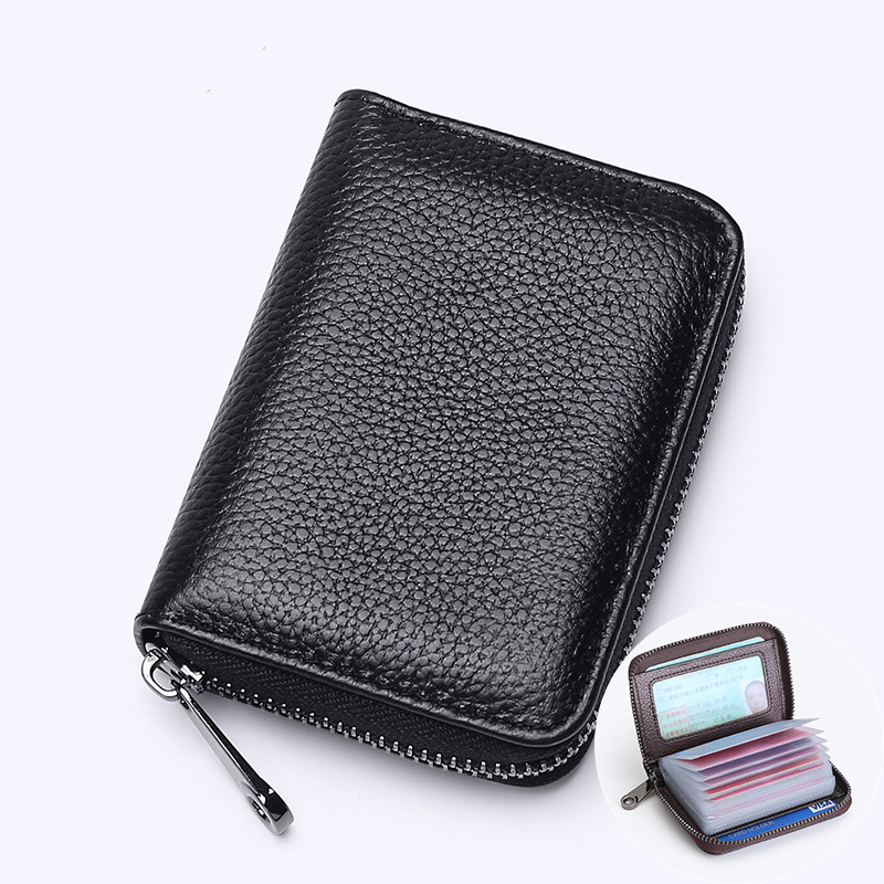 Janus PU vizitinių kortelių dėklas, Unisex, Stilius: Business Elite, Funkcija: Apsauga nuo vagystės