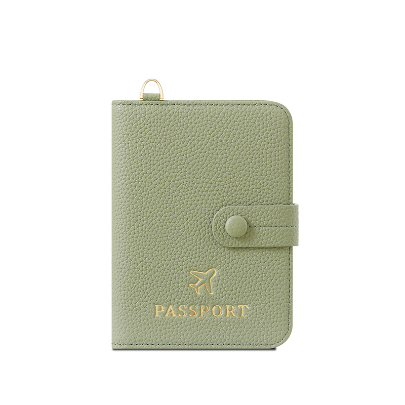 Moterų paso dėklas su RFID apsauga ir kaklo dirželiu | PU medžiaga, Geometrinis raštas, Poliesterio pamušalas