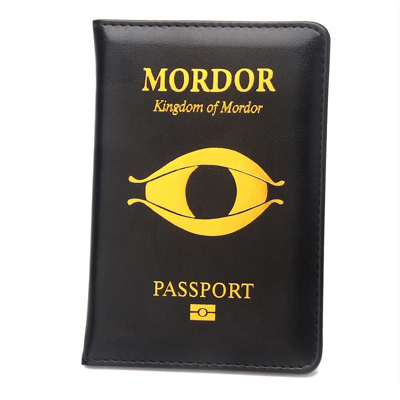 PU paso dėklas su raidžių raštu, 1 sulankstymas, verslo kelionės stilius, unisex