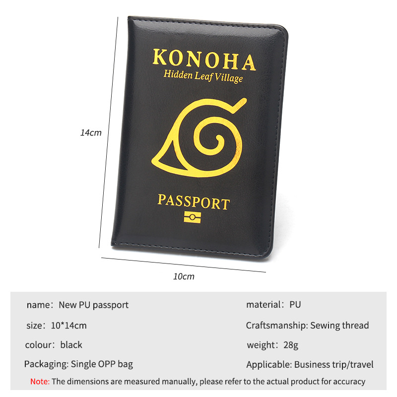 PU paso dėklas su raidžių raštu, 1 sulankstymas, verslo kelionės stilius, unisex