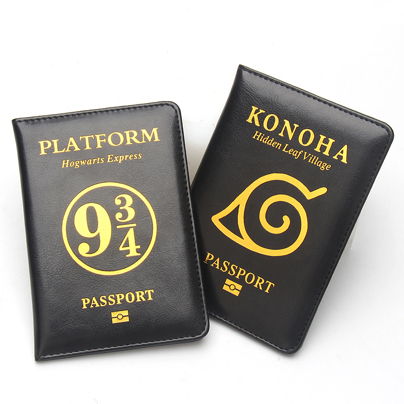 PU paso dėklas su raidžių raštu, 1 sulankstymas, verslo kelionės stilius, unisex