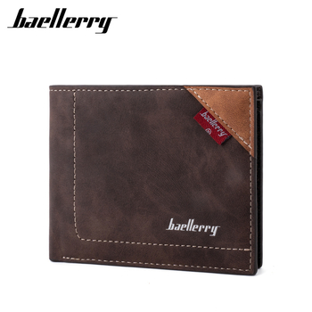 Baellerry RFID къс мъжки портфейл - ултралек, бифолд, множество отделения за карти, защита срещу кражба