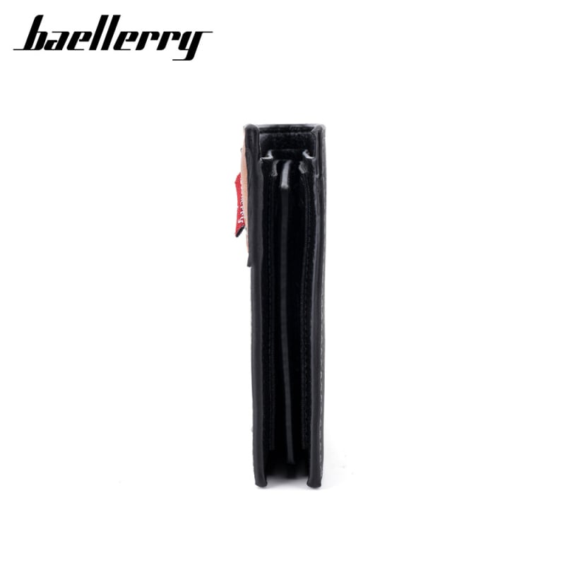 Baellerry RFID férfi rövid pénztárca - ultra könnyű, bi-fold, több kártya rekesz, lopás elleni védelem