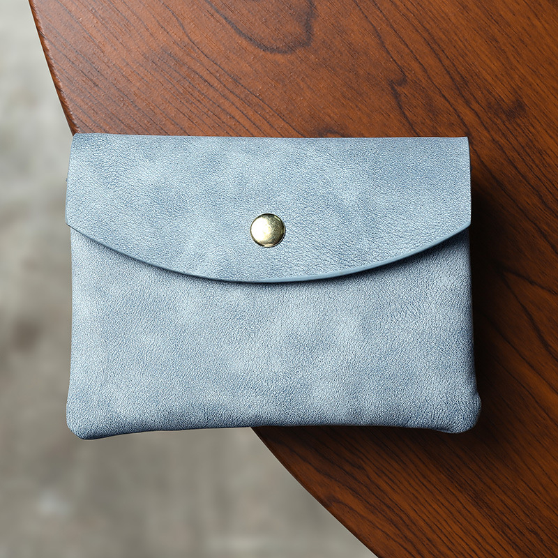 Pénztárca érme és kártyatartó - Uniszex, PU anyag, 1 hajtásos pénztárca