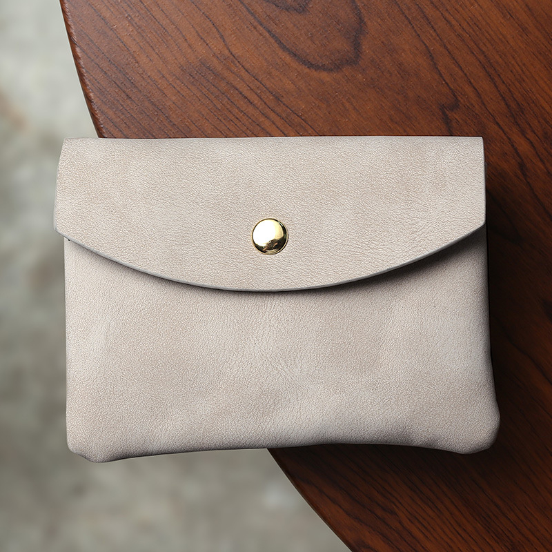 Pénztárca érme és kártyatartó - Uniszex, PU anyag, 1 hajtásos pénztárca