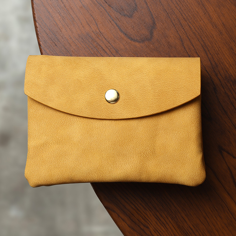 Pénztárca érme és kártyatartó - Uniszex, PU anyag, 1 hajtásos pénztárca