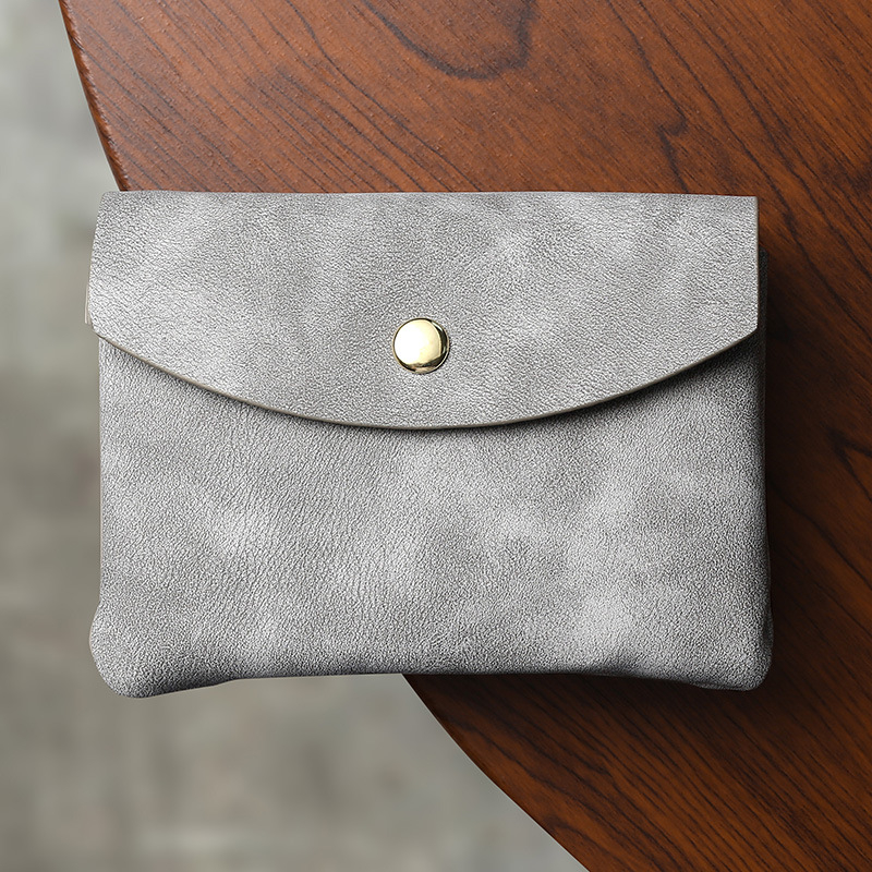 Pénztárca érme és kártyatartó - Uniszex, PU anyag, 1 hajtásos pénztárca