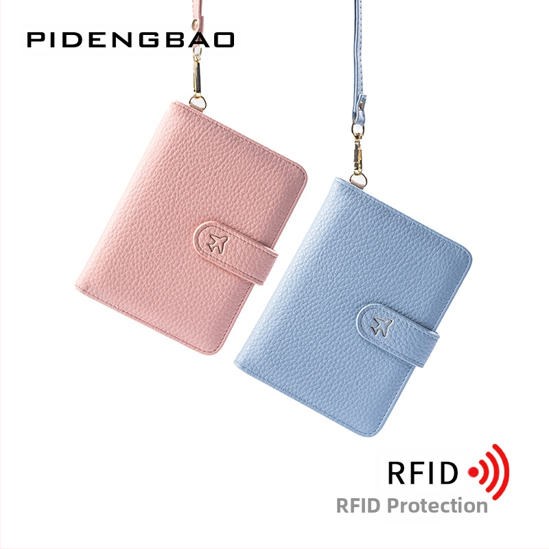 Портативен държач за паспорт и карти на шията — водоустойчив, за съхранение, унисекс, урбан минималистичен стил, материал: полу PU, подплата PU, лансиран през есен 2024