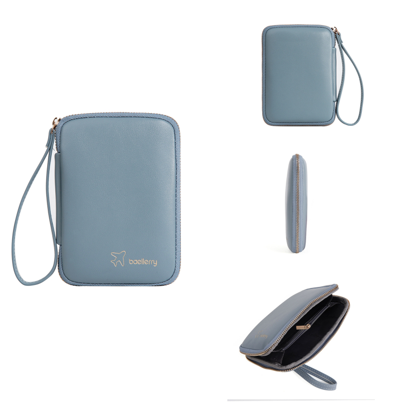 Baellerry passbook turētājs, anti-theft dizains, PU materiāls, poliesterā iekšdaļa, universāls