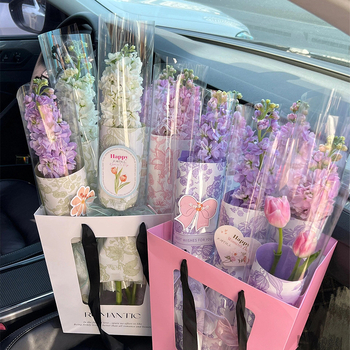 Χαρτί περιτυλίγματος δώρων με φλοράλ σχέδιο σε kraft χαρτί, εκτύπωση με μελάνι, 10 φύλλα