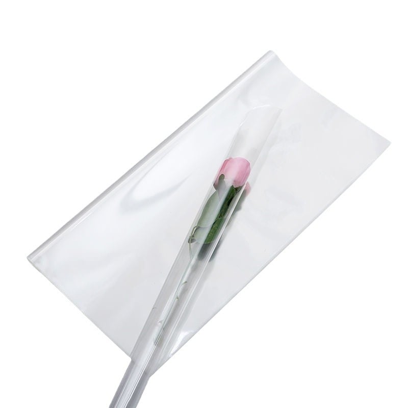 Prozirne vrećice za cvijeće, vodootporne, tiskani OPP rol film, BOPP materijal, otporne na prašinu