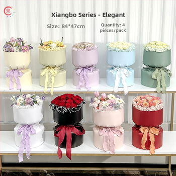 Changyi vienos dalies formavimo plokštelė gėlėms įvynioti, kraft popierius, 5 lakštai pakuotėje