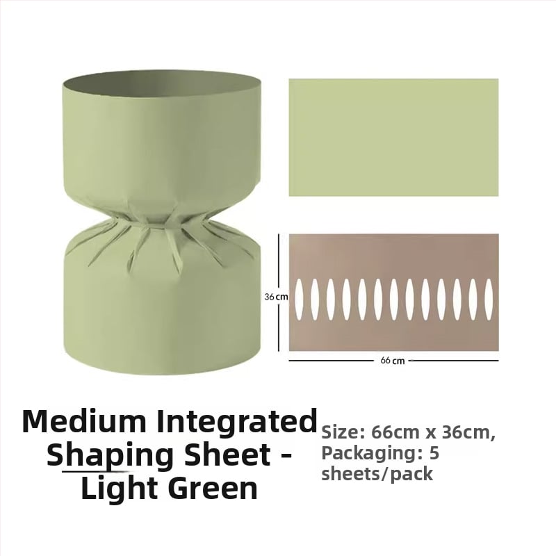 Changyi vienos dalies formavimo plokštelė gėlėms įvynioti, kraft popierius, 5 lakštai pakuotėje