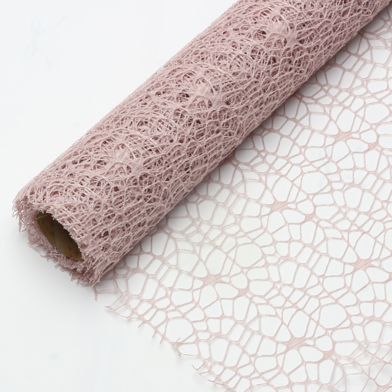 Jacquard géz háló virágcsomagoláshoz — Xi Hua Nong márka — Anyag: géz; Eredet: Yiwu, Kína; Gyártás: Műanyag; Engedélyezett magánmárkák: Igen