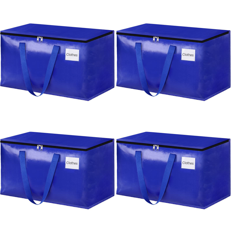 Költöztető táska, összecsukható kézi tárolótáska ágynemű és ruhák számára, nagy kapacitású szövött táska, modell ycl035a, poliészter