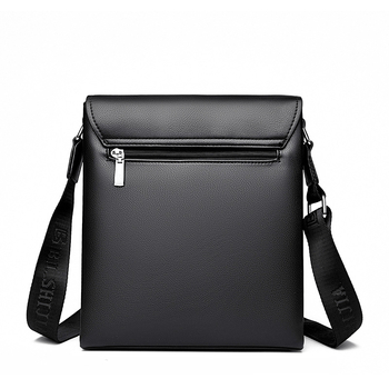 Ανδρική Τσάντα Ώμου, PU Δέρμα, Επιχειρηματικό Στυλ, Αδιάβροχη και Ανθεκτική στη Φθορά, Εσωτερική Επένδυση Πολυεστέρα