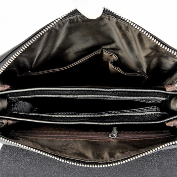 Ανδρική Τσάντα Ώμου, PU Δέρμα, Επιχειρηματικό Στυλ, Αδιάβροχη και Ανθεκτική στη Φθορά, Εσωτερική Επένδυση Πολυεστέρα