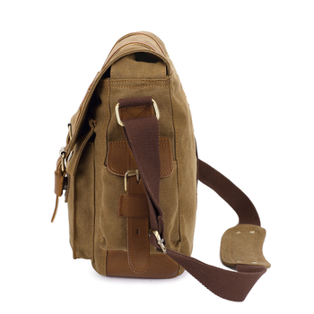 KAUKKO ανδρική τσάντα ώμου από καμβά, μοντέλο K1003 – πολυεστερική επένδυση, λειτουργία αποθήκευσης, καθημερινή χρήση