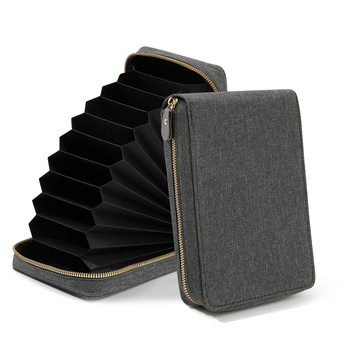 Чанта за съхранение на кръгови игли за плетене, стил чанти за ръчно плетене, оксфордска тъкан, прост дизайн, 50 броя в опаковка