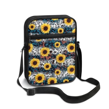 Geantă crossbody pentru bărbați, stil urban minimalist, poliester, model personalizat după desene, căptușeală poliester
