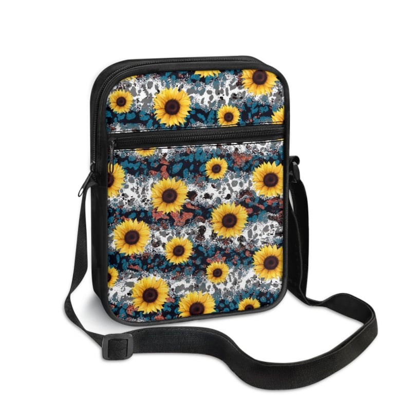Geantă crossbody pentru bărbați, stil urban minimalist, poliester, model personalizat după desene, căptușeală poliester