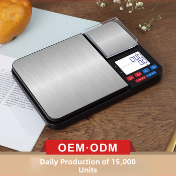 CX-918 Juvelyrinių elektroninių svarstyklių, matavimo diapazonas 1 g–10 kg, elektroninis matavimo būdas, maitinti 4,5 V baterija