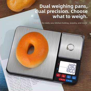 CX-918 Juvelyrinių elektroninių svarstyklių, matavimo diapazonas 1 g–10 kg, elektroninis matavimo būdas, maitinti 4,5 V baterija