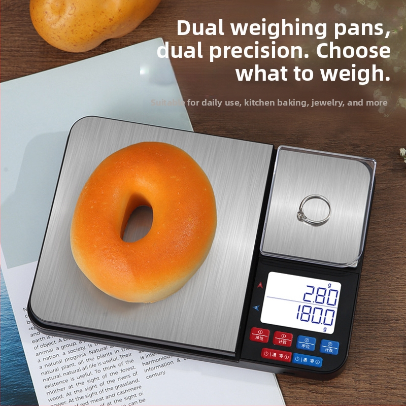 CX-918 Ювелирна електронна везна, диапазон на измерване 1 g–10 kg, електронно измерване, захранване от 4.5V батерия