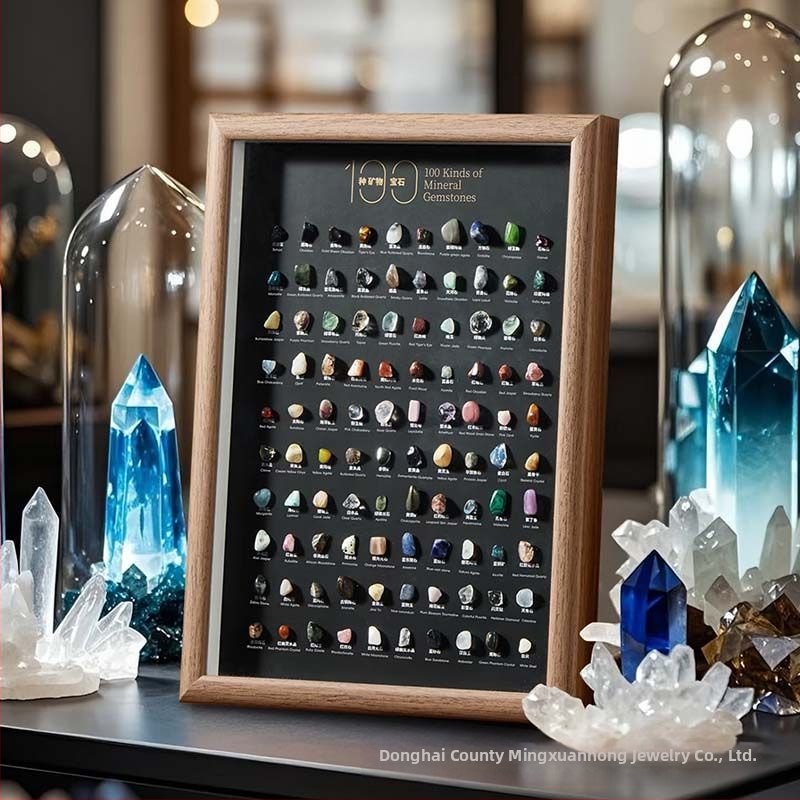 Кристална минерална висулка, естествен кристал, естествен произход, чистота VVS, форма по естествена форма, обработка и персонализация налични