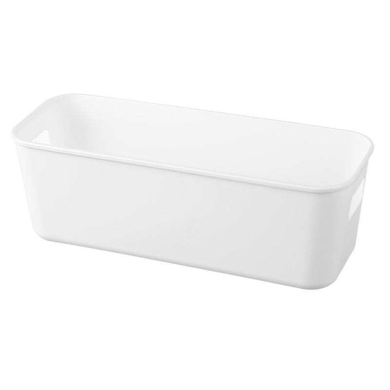 PP пластмасова сгъваема кутия за съхранение, 1 л капацитет, настолен органайзер за дистанционни, канцеларски материали и други, без капак