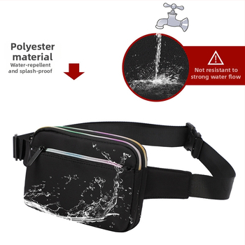 Geantă crossbody pentru femei, cu mai multe compartimente, poliester, închidere cu fermoar, buzunar cu fermoar în interior, buzunar pentru telefon, buzunar interior cu fermoar