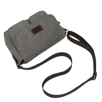 Мъжка чанта през рамо – канвас, уличен стил, дишаща и износоустойчива, ZUOLUNDUO, пролет 2025