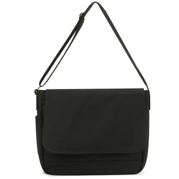 Мъжка платнена месинджър чанта за рамо, голям капацитет, дишаща, подплатена с нейлон, подходяща за 8-инчов лаптоп.