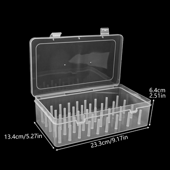 PP πλαστικό κουτί αποθήκευσης για κέντημα και ράψιμο, με 42 διαμερίσματα και κάλυμμα σκόνης, μοντέλο 42zxh, δυνατότητα λογότυπου κατά παραγγελία