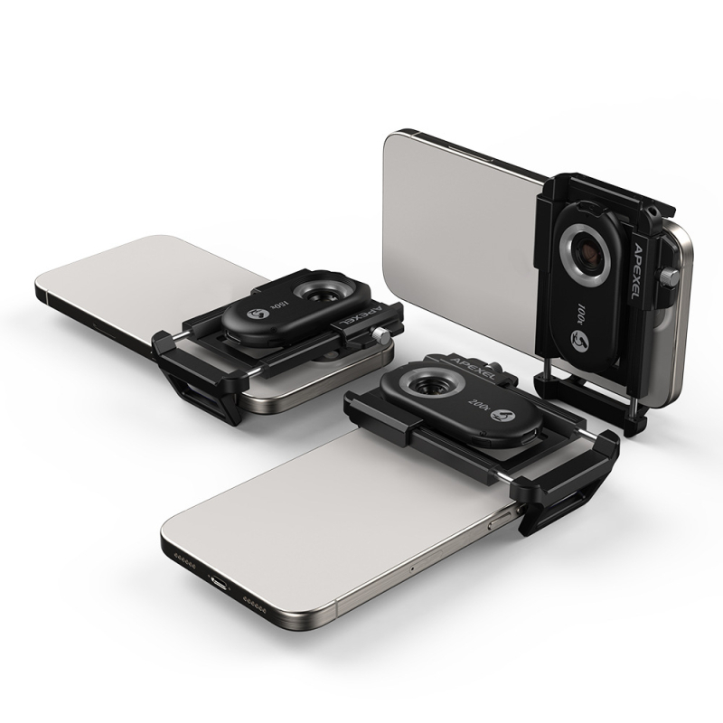 Μηχανικό μικροσκόπιο 200X, 3-σε-1 για κινητό τηλέφωνο, έλεγχος κοσμημάτων και κυκλωμάτων, ABS σώμα, 131 g, καθολικό μοντέλο