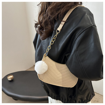 Shao Yue PU vízszintes négyzet alakú táska, városi egyszerűség, cipzáras nyitás, szigetelés nélkül, telefon- és azonosító kártya zseb, egy vállpánttal