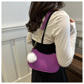 Shao Yue PU vízszintes négyzet alakú táska, városi egyszerűség, cipzáras nyitás, szigetelés nélkül, telefon- és azonosító kártya zseb, egy vállpánttal